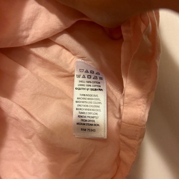 Tommy Bahama Little Girls 👧🏻 Pink/ Peach Blouse 👚 Sz 5T - Picture 5 of 6